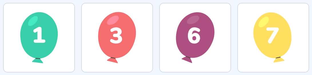 Problem for children on arithmetic counting